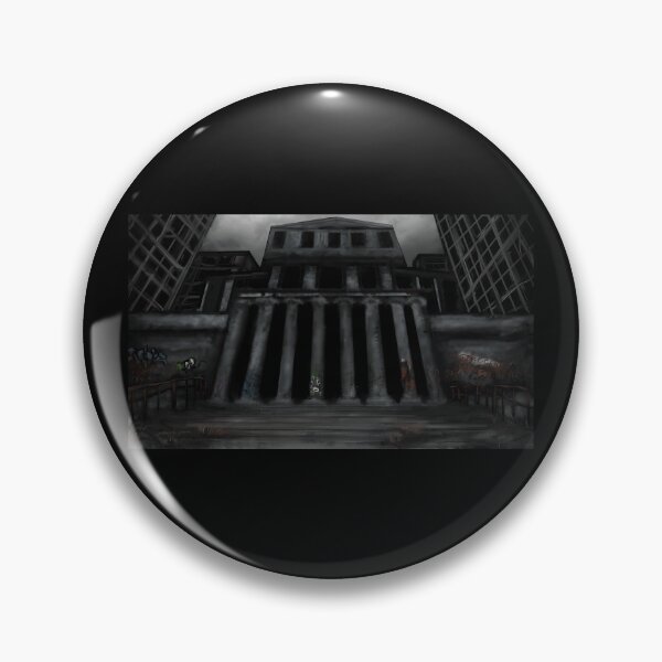 Item preview, Dystopian Abandoned Government Building Illustration designed and sold by lcnsdjstrtrystd.