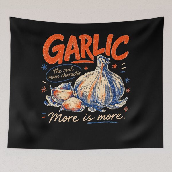 Item preview, Garlic, the Real Main Character More is More designed and sold by Bob Meme Life.