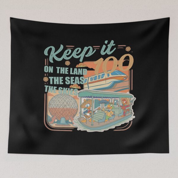 Item preview, Keep It 100 Retro Travel Land Sea Sky designed and sold by Thedustyart.