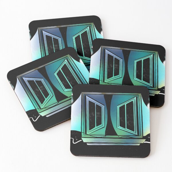 Item preview, Surreal Night Sky Window With Northern Lights designed and sold by lcnsdjstrtrystd.