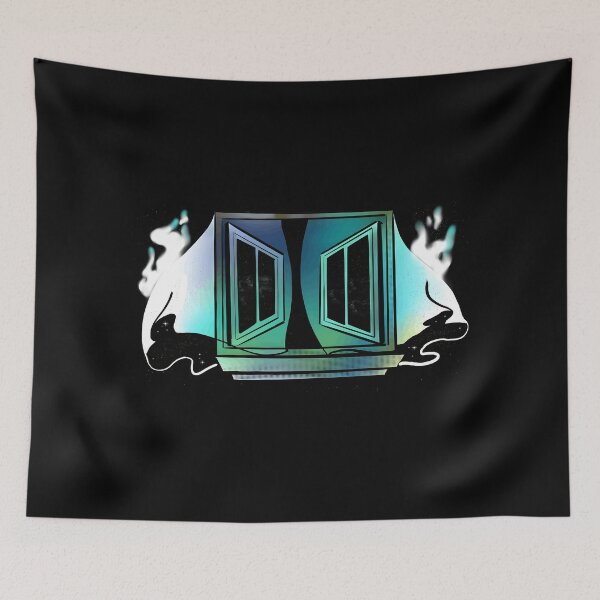 Item preview, Surreal Night Sky Window With Northern Lights designed and sold by lcnsdjstrtrystd.