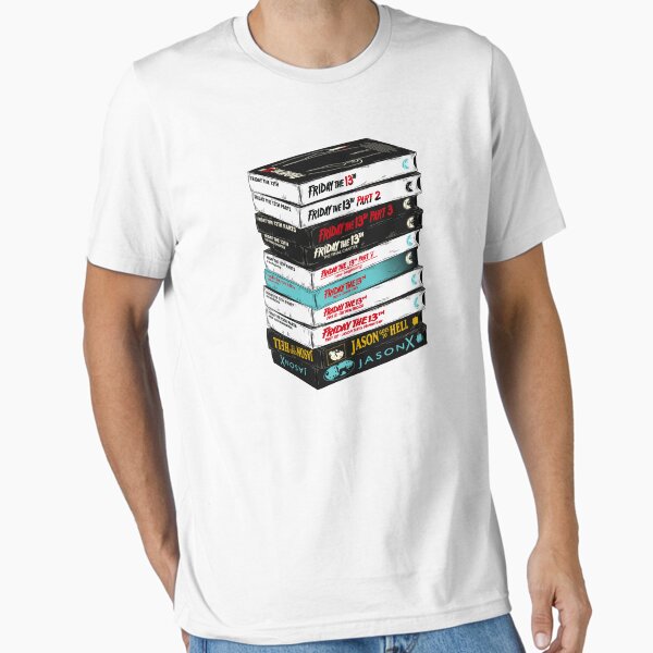 Aperçu de l'œuvre Vendredi 13 pile VHS créée et vendue par TheUngrtflDead.