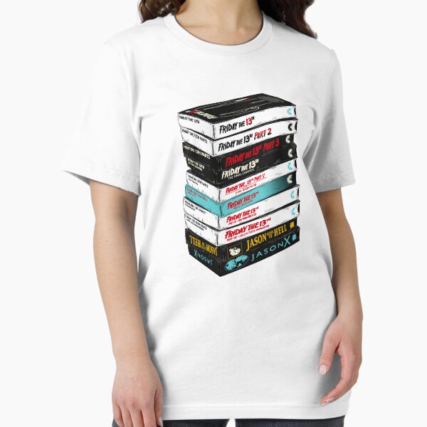Item preview, Friday the 13th VHS stack designed and sold by TheUngrtflDead.