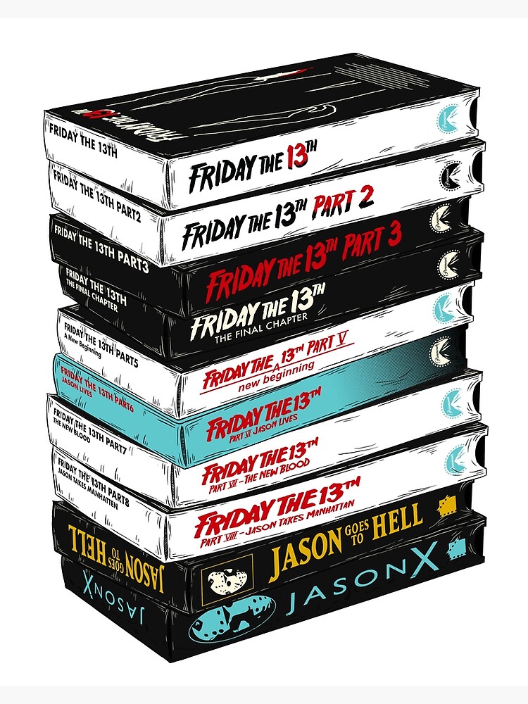 VHS 2024 Friday the 13th set