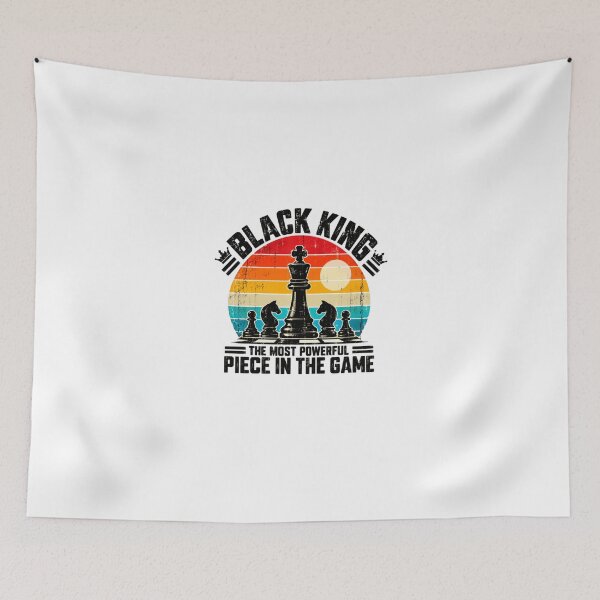Item preview, Black King The Most Powerful Piece In The Game Black Men Empowerment Chess Player designed and sold by HumansStuck12.