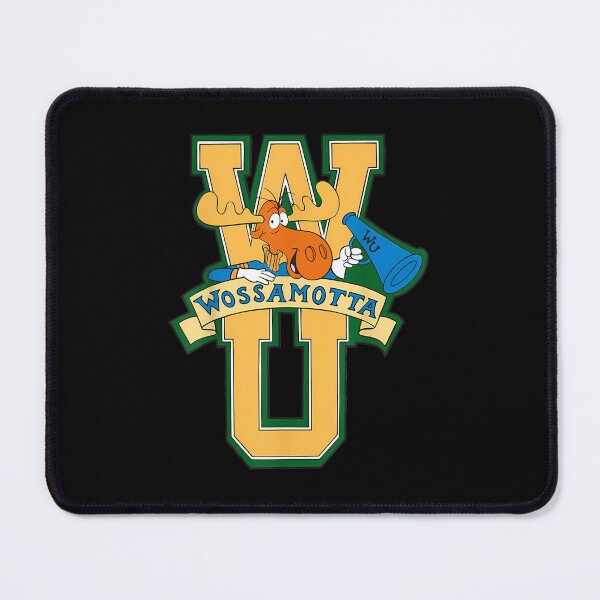 Item preview, Rocky And Bullwinkle Wossamotta U Logo Graphic designed and sold by RepentAgenda.