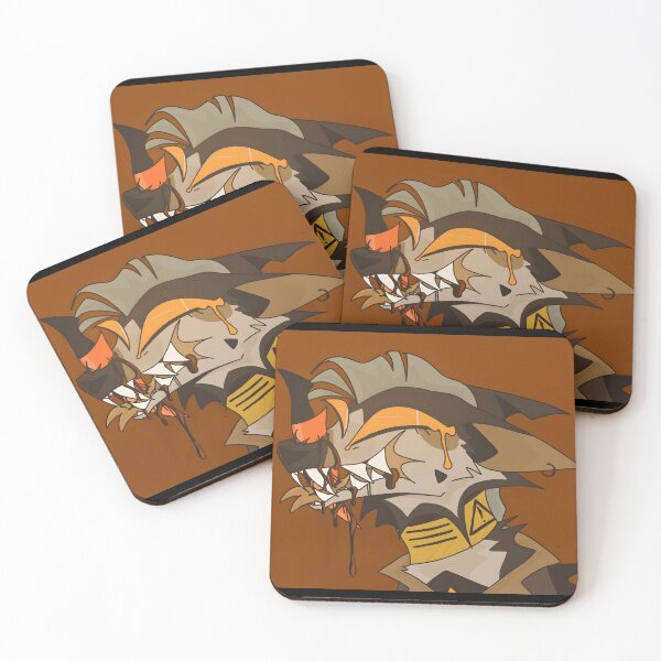 Item preview, Cartoon Fantasy Wolf Character with Orange Paint Drips designed and sold by lcnsdjstrtrystd.