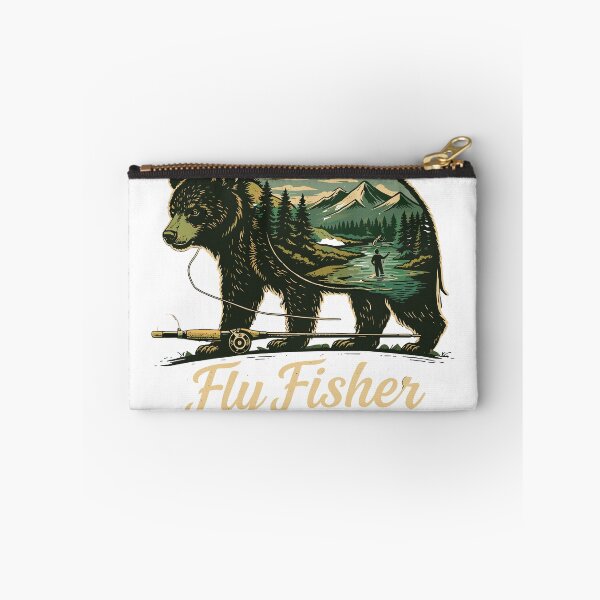 Item preview, Fly Fisher Collection Grizzly Bear Poster designed and sold by Matinez Pink.
