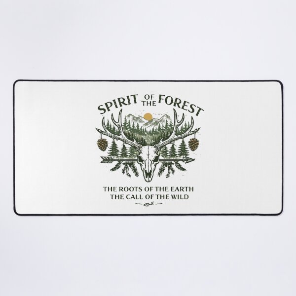 Item preview, Spirit of the Forest Deer Skull Poster designed and sold by Matinez Pink.