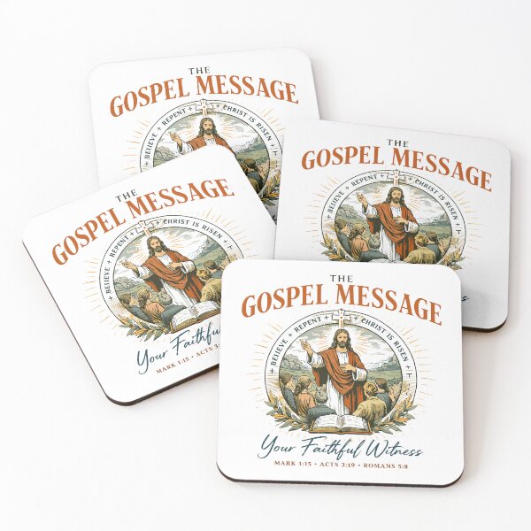 Item preview, The Gospel Message Jesus Faithful Witness Poster designed and sold by Matinez Pink.