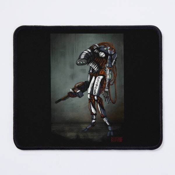 Item preview, Sci-Fi Cyborg Digital Art with Futuristic Armor and Weapon designed and sold by lcnsdjstrtrystd.