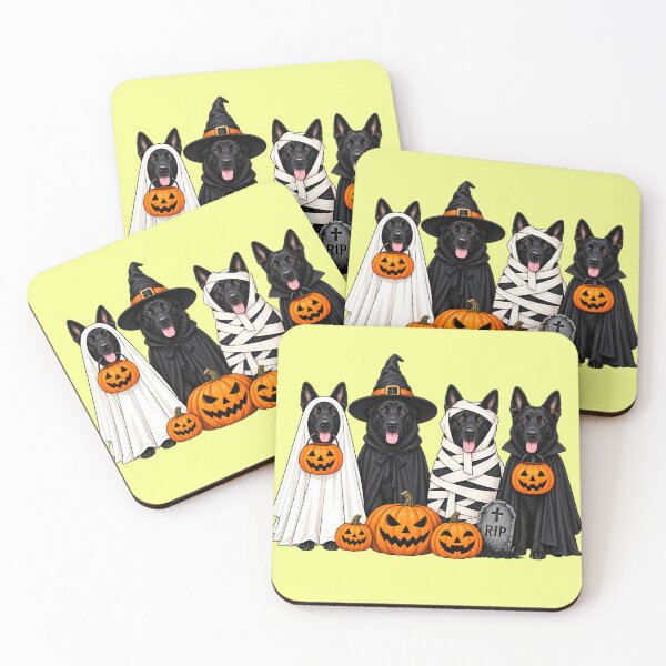 Item preview, German Shepherd Halloween Spooky Dog Costume designed and sold by Bob Meme Life.