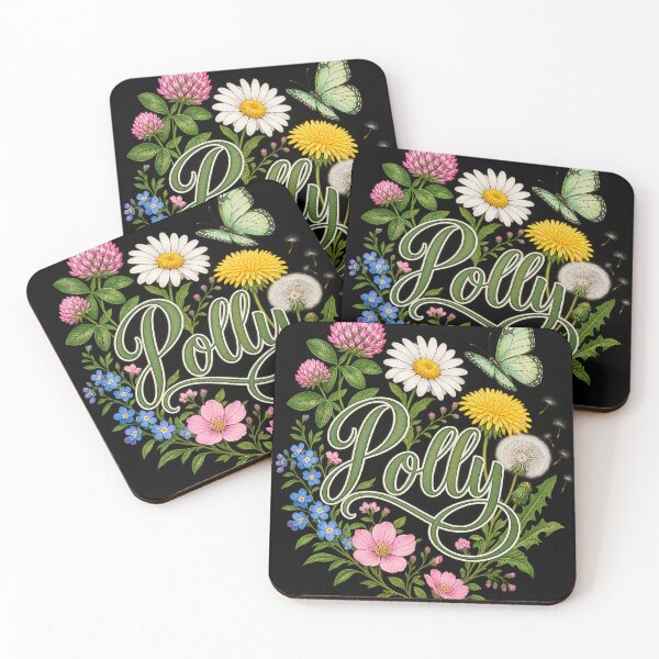 Item preview, Polly Floral Name Shirt Wildflower Butterfly Botanical Gift designed and sold by vinhle-olive.
