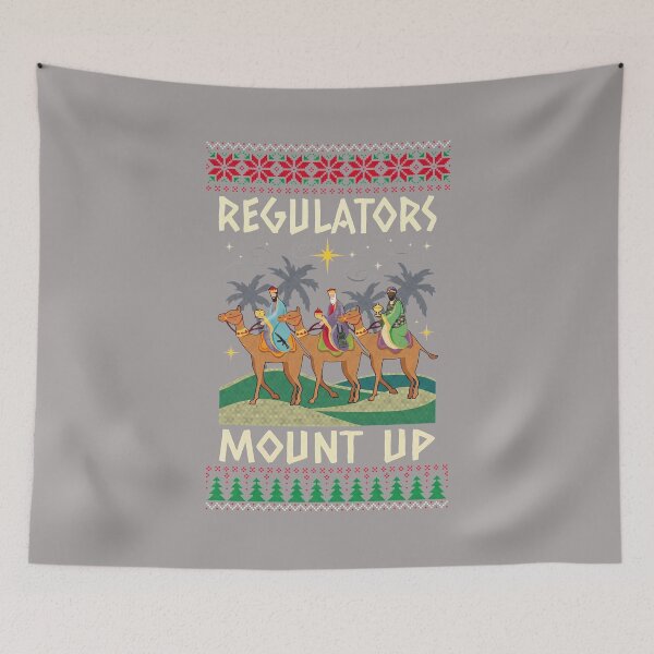Item preview, Regulators Mount Up Three Wise Men Ugly Sweater-68 designed and sold by JosephMSavage.