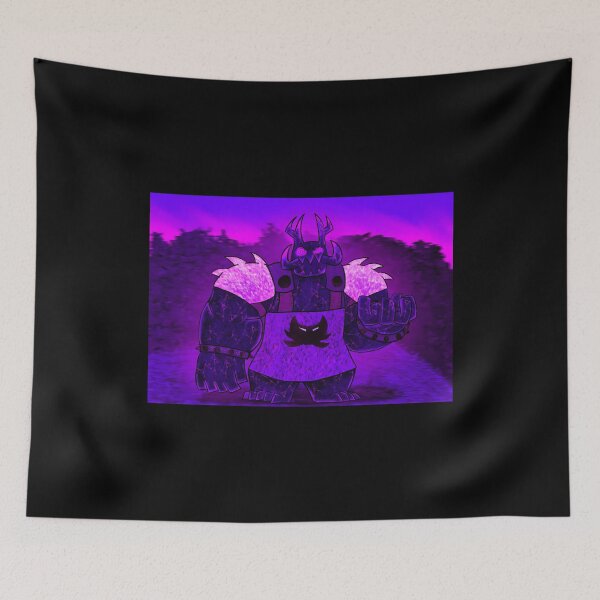 Item preview, Enchanted Purple Demon Warrior Illustration designed and sold by lcnsdjstrtrystd.