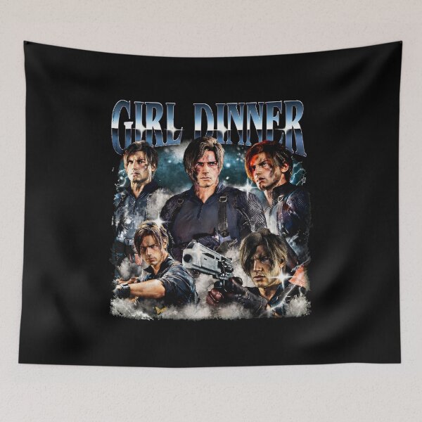 Item preview, Leon Kennedy Girl Dinner Resident Evil designed and sold by Sweet-Tropical.