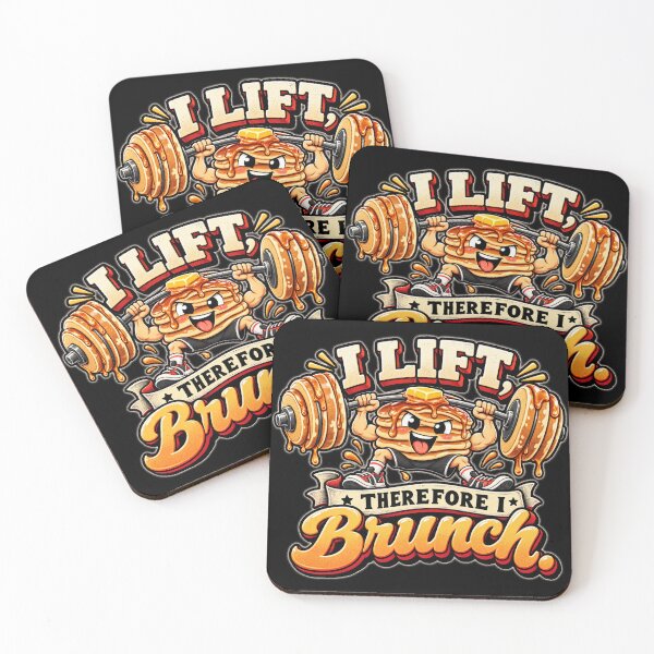 Item preview, I Lift Therefore I Brunch Funny Fitness designed and sold by THAT-ONE-TEE.
