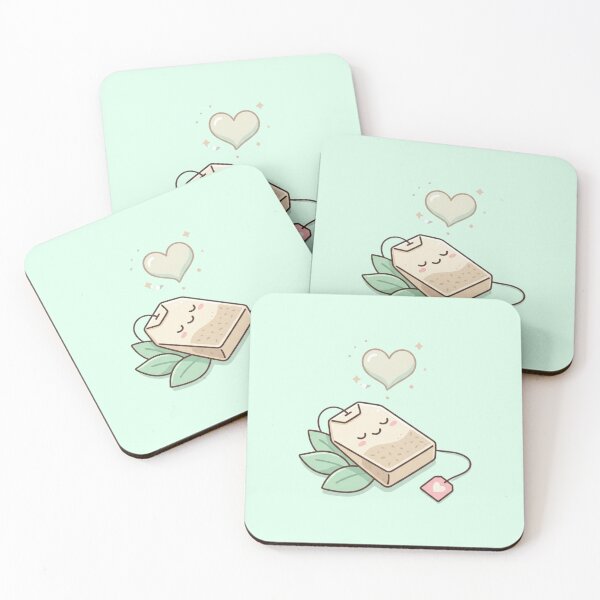 Item preview, Take Time to Steep Cute Kawaii Tea Bag Minimalist Self Care Funny Tea Lover designed and sold by Im-Ara.