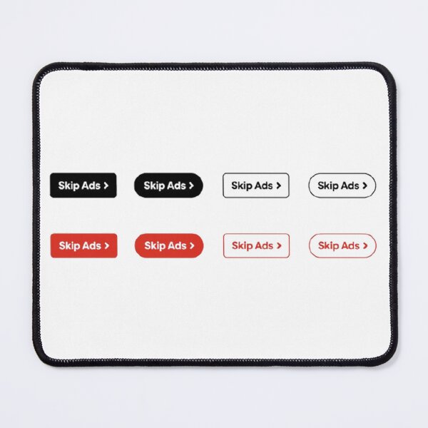 Item preview, Skip Ads Button Set Red and Black UI Design designed and sold by Craft99.