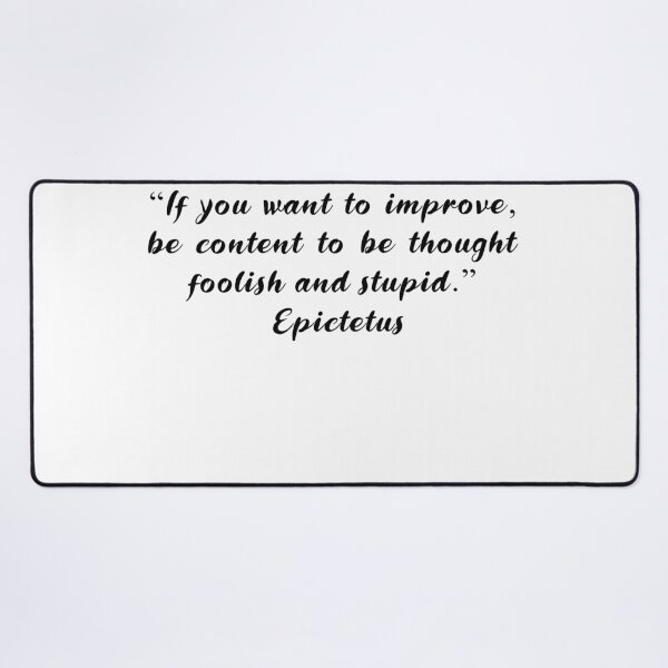 Item preview, Content to Be Thought Foolish - Epictetus Quote designed and sold by 4ever-Undaunted.