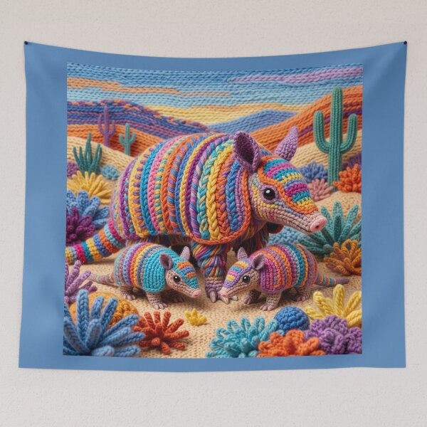 Item preview, Yarn Armadillo and Babies designed and sold by Tridentulus.