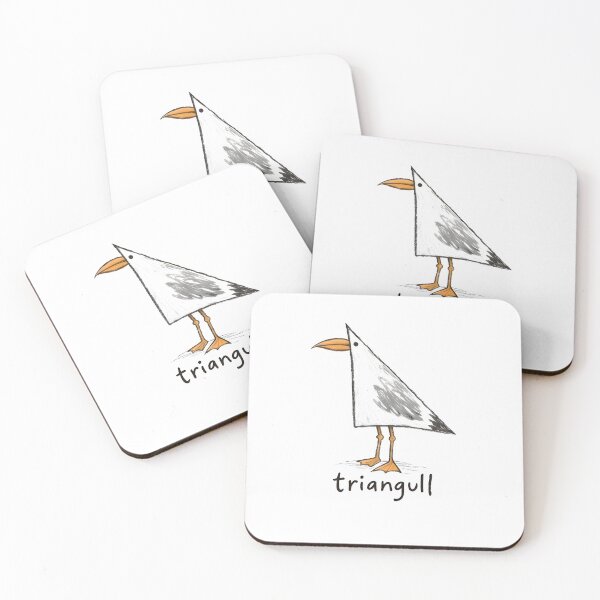 Item preview, Triangull Triangle Seagull  Funny Bird Pun Tee designed and sold by Elakhongthe.