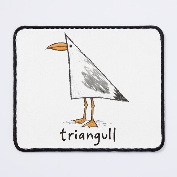 Item preview, Triangull Triangle Seagull  Funny Bird Pun Tee designed and sold by Elakhongthe.