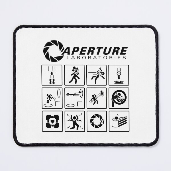 Item preview, Aperturess Laboratoriesss Icons Grids - Games Fans Arts designed and sold by GumiiPop.