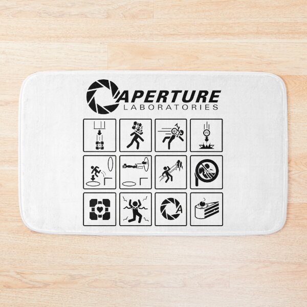 Item preview, Aperturess Laboratoriesss Icons Grids - Games Fans Arts designed and sold by GumiiPop.