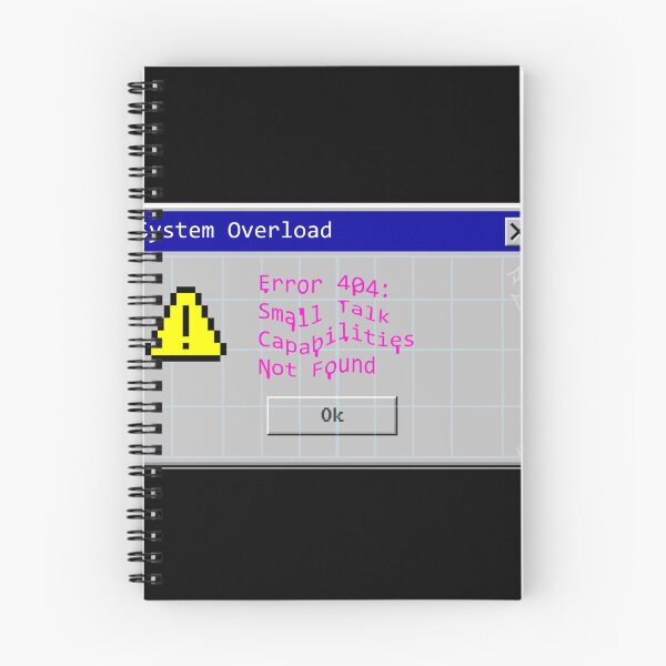 Item preview, Error 404: Small Talk Not Found Light designed and sold by ShopCNTS.