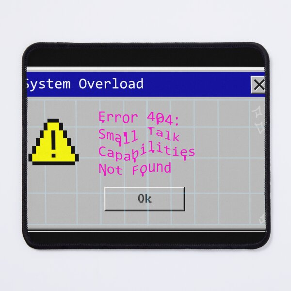 Item preview, Error 404: Small Talk Not Found Light designed and sold by ShopCNTS.