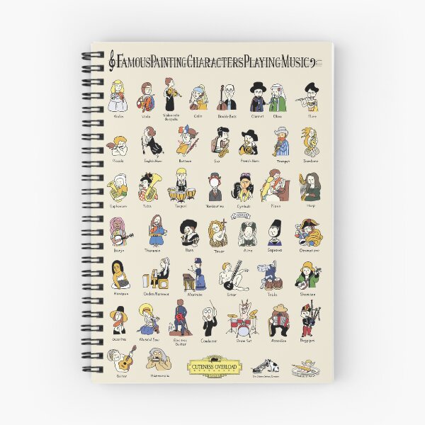 Item preview, Famous Painting Characters Playing Music designed and sold by MasonYin.