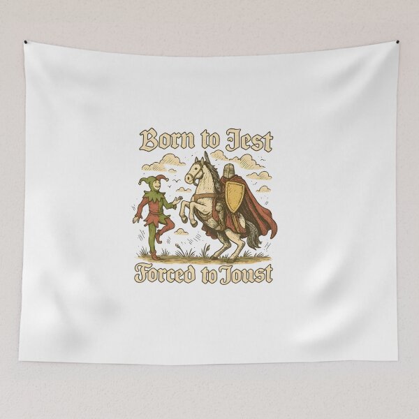 Item preview, Born to Jest Forced to Joust  designed and sold by Elakhongthe.