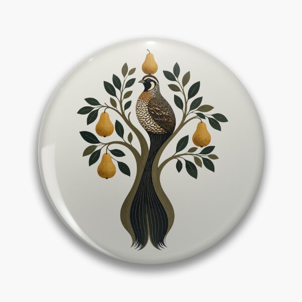 Item preview, Partridge-Bird In A Pear-Tree Cut-Out MCM-Style 2 designed and sold by taiche.