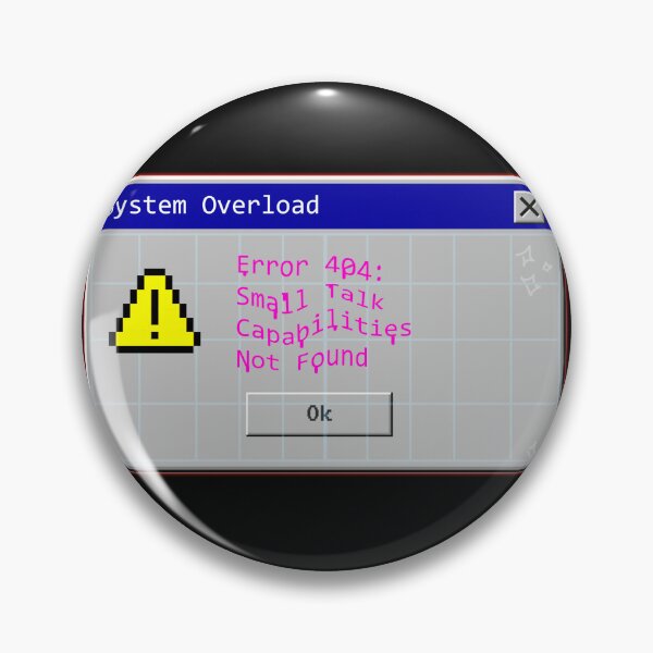 Item preview, Error 404: Small Talk Not Found Glow designed and sold by ShopCNTS.