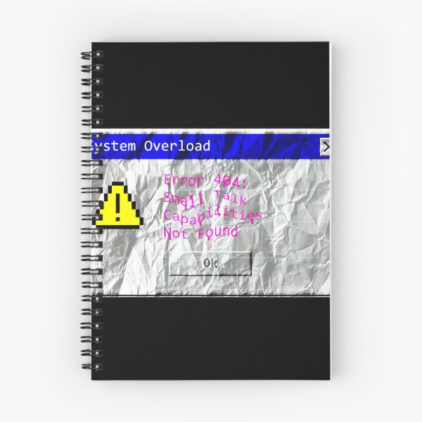 Item preview, Error 404: Small Talk Not Found Retro designed and sold by ShopCNTS.
