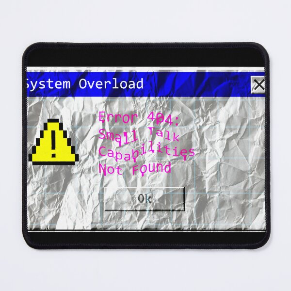 Item preview, Error 404: Small Talk Not Found Retro designed and sold by ShopCNTS.