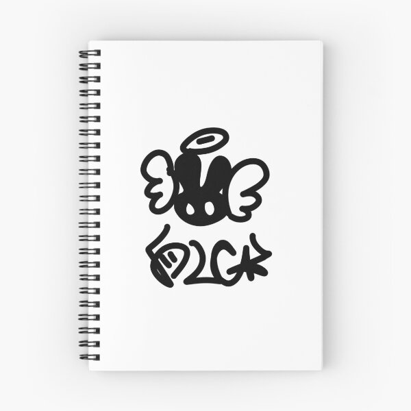 Item preview, Bunny wings halo graffiti designed and sold by lillillil.