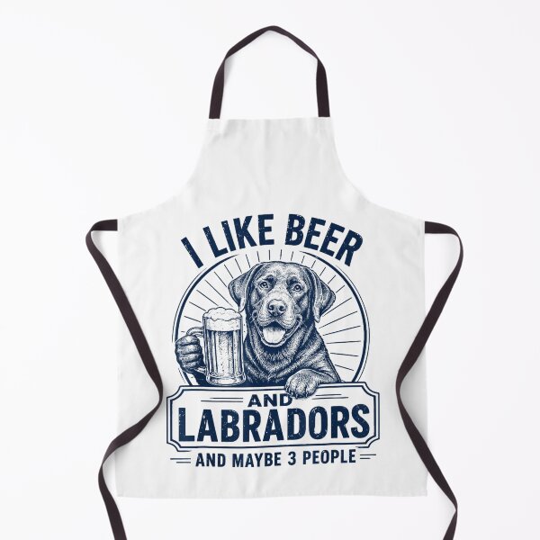 Item preview, Funny Labrador Holding Beer with Introvert Humor designed and sold by RannaHile.