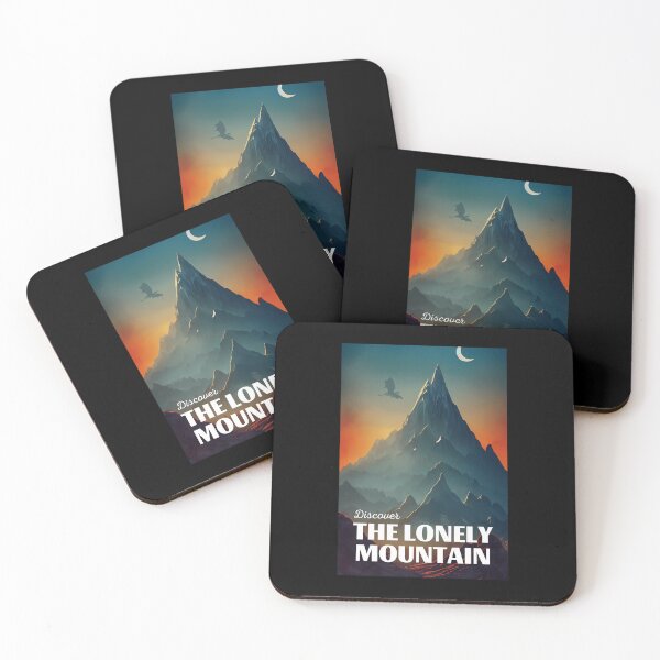 Item preview, Discover-The-Lonely-Mountain---Travel-Poster---Fantasy-Funny designed and sold by cojaimeu3w.