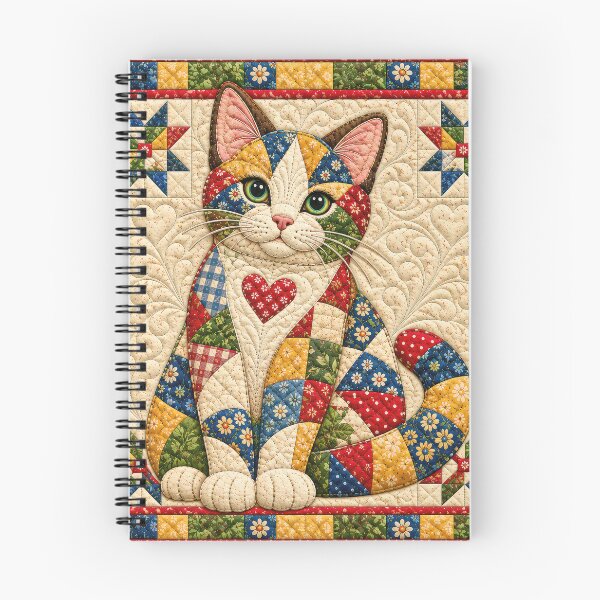 Item preview, Colorful Cat Quilt designed and sold by Elisabeth Lucas.