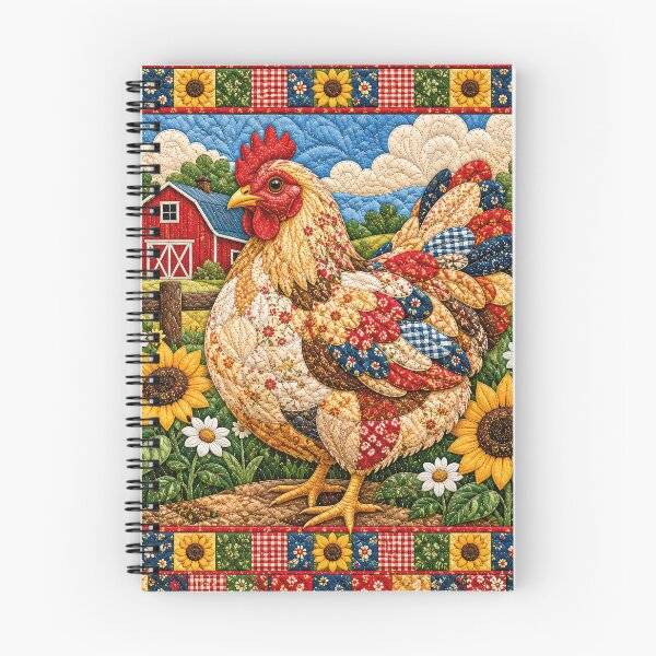 Item preview, Chicken Quilt designed and sold by Elisabeth Lucas.