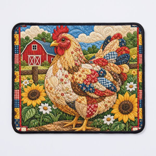 Item preview, Chicken Quilt designed and sold by Elisabeth Lucas.