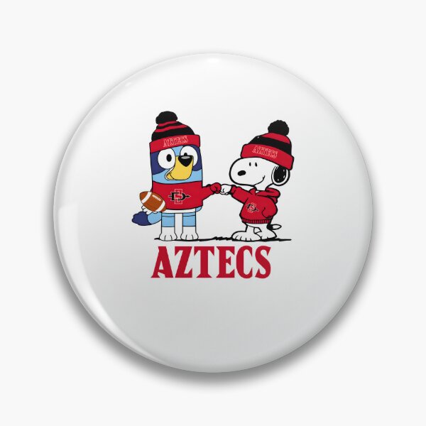 Item preview, San Diego State Aztecss x Snoopy Bluey Christmas Football NCAA designed and sold by Kleinpixel.