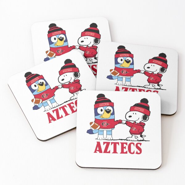 Item preview, San Diego State Aztecss x Snoopy Bluey Christmas Football NCAA designed and sold by Kleinpixel.