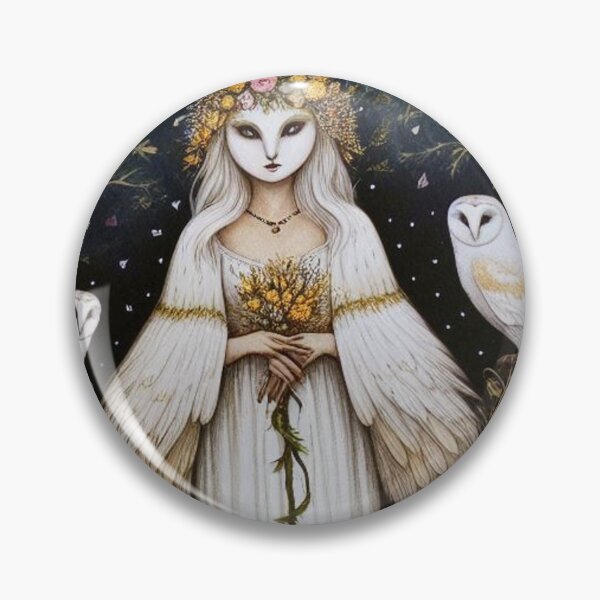 Item preview, Welsh Mythology: Blodeuwedd - Flower Face transformation to an Owl designed and sold by ThatRockChic.