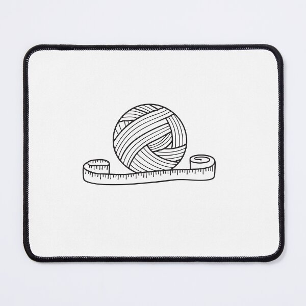Item preview, A skein of yarn beside a ruler and measuring tape designed and sold by rasagamastore.