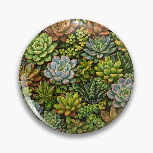 Item preview, Stylish Succulent Pattern Art designed and sold by rhonstoppable27.