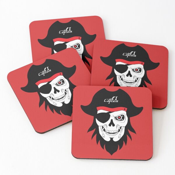 Item preview, Captain Skull Pirate AI designed and sold by ARTOSTOY.