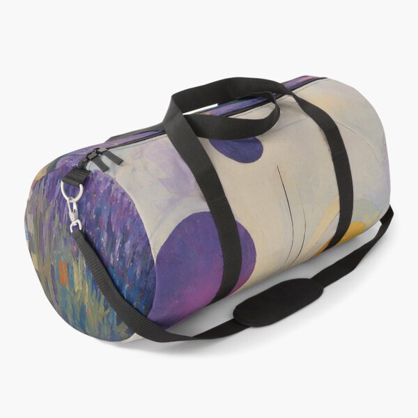 Item preview, Lavender Fields and Geometric Celestial Shapes – Pastel Abstract Countryside Art designed and sold by Amalia Gutyz.